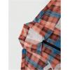 image:imageGORGLITTER Mens Y2k Cropped Shirt Rhinestone Gingham Zip Up Boxy Graphic Short Sleeve Streetwear Crop TopsMulti Brown