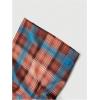 image:imageGORGLITTER Mens Y2k Cropped Shirt Rhinestone Gingham Zip Up Boxy Graphic Short Sleeve Streetwear Crop TopsMulti Brown