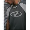 image:imageGORGLITTER Mens Y2k Cropped Tank Top Graphic Dolman Sleeve Boxy Oversized Streetwear Crop Top Tee Shirts Rave OutfitsGrey