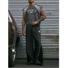 image:imageGORGLITTER Mens Y2k Cropped Tank Top Graphic Dolman Sleeve Boxy Oversized Streetwear Crop Top Tee Shirts Rave OutfitsGrey