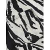 image:imageGORGLITTER Mens Y2k Hawaiian Zebra Print Shirt Casual Animal Print Button Up Short Sleeve Collar Cheetah Print TopsBlack