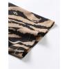 image:imageGORGLITTER Mens Y2k Hawaiian Zebra Print Shirt Casual Animal Print Button Up Short Sleeve Collar Cheetah Print TopsLeopard Brown