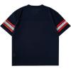 image:imageGORGLITTER Mens Y2k Jersey Shirts Oversized Graphic V Neck Short Sleeve Mesh Baggy Cool Football Streetwear Tee TopBlue