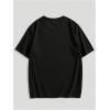 image:imageGORGLITTER Mens Y2k T Shirts Gothic Graphic Cool Short Sleeve Crew Neck Casual Streetwear Rave Tee TopsBlack
