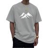 image:imageGORGLITTER Mens Mountain Graphic Tees Short Sleeve Crewneck TShirts Streetwear ShirtGrey