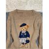image:imageGORGLITTER Womens Bear Sweater Cute Long Sleeve Crew Neck Knitted Pullover TopsMulticolor