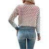 image:imageGORGLITTER Womens Button Up Colorful Cropped Cardigan Fall Clothes Cute Trendy 2025 Knit Tweed Sweater JacketBlue Multi B