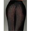 image:imageGORGLITTER Womens Crochet Swimsuit Bathing Suit Beach Cover Up Pants Sheer Swim Coverups Pants Bottom Vacation OutfitsBlack