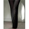 image:imageGORGLITTER Womens Crochet Swimsuit Bathing Suit Beach Cover Up Pants Sheer Swim Coverups Pants Bottom Vacation OutfitsBlack