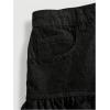 image:imageGORGLITTER Womens Denim Jean Skirts Y2k Western Pleated High Waisted Ruffle Short A Line Mini Skirts Going Out OutfitsBlack