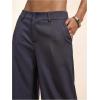 image:imageGORGLITTER Womens Dress Pants Low Rise Wide Leg Trousers Business Casual Work Dressy Low Waisted Straight Slacks PantsBlue