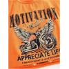 image:imageGORGLITTER Womens Graphic Print Cap Sleeve Crop Top Casual Round Neck Short Sleeve TShirtOrange Letter  Motorcycle