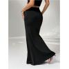image:imageGORGLITTER Womens High Waisted Bodycon Maxi Skirt Flowy Elegant Cocktail Long Skirts