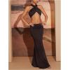image:imageGORGLITTER Womens High Waisted Bodycon Maxi Skirt Flowy Pencil Long Fishtail Floor Length Skirts Going Out OutfitsChocolate Brown
