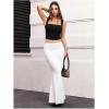image:imageGORGLITTER Womens High Waisted Bodycon Maxi Skirt Flowy Pencil Long Fishtail Floor Length Skirts Going Out OutfitsWhite