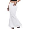 image:imageGORGLITTER Womens High Waisted Bodycon Maxi Skirt Flowy Pencil Long Fishtail Floor Length Skirts Going Out OutfitsWhite