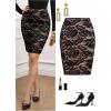 image:imageGORGLITTER Womens Lace Mini Skirts Y2k High Waisted Coquette Summer Party Going Out SkirtBlack