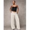 image:imageGORGLITTER Womens Low Rise Going Out Formal Dress Pants Wide Leg Work Slacks Pants Business Casual Outfits TrousersBeige