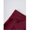 image:imageGORGLITTER Womens Pleated Midi Skirts Bow Fall Casual High Waisted Faldas Belted A Line Work Flowy Skirts Office 2025Burgundy
