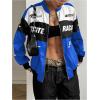 image:imageGORGLITTER Womens Race Car F1 Jacket Y2k Racing Motorcycle Oversized Graphic Varsity Zip Up Lightweight Jackets StreetwearBlue1