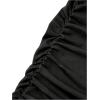 image:imageGORGLITTER Womens Ruched Bodycon Maxi Skirt High Waisted Fishtail Pencil Long Winter Skirts Fall Trendy 2025Dark Black