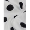 image:imageGORGLITTER Womens Ruffle Bodycon Maxi Skirts Fishtail High Waisted Pencil Long Going Out SkirtsBlack and White Polka