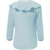 image:imageGORGLITTER Womens Ruffled Top Blouses Dressy Business Casual Button Up Long Sleeve V Neck Shirts Work Office OutfitsBlue