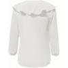 image:imageGORGLITTER Womens Ruffled Top Blouses Dressy Business Casual Button Up Long Sleeve V Neck Shirts Work Office OutfitsWhite