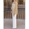 image:imageGORGLITTER Womens Sheer Poncho Shawl Bat Wing Cape Tops Crochet Cover Up Lightweight Sweater Spring Summer Outfits 2026Gold