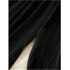 image:imageGORGLITTER Womens Silk Satin Wide Leg Pants Dressy Flowy Pleated Trousers Business Casual Work Palazzo Pants CasualBlack Pleated