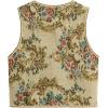 image:imageGORGLITTER Womens Sleeveless Western Rodeo Country Concert Cowgirl Outfit Tie Front Cardigan Vest Top Casual TrendyMulticolour