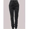 image:imageGORGLITTER Womens Stacked Baggy Sweatpants Y2K Drawstring Waist Flared Jogger PantsSolid Grey
