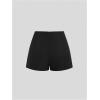 image:imageGORGLITTER Womens Wrap Skirts Going Out Shorts Dressy High Waisted Asymmetrical Metal Ruched A Line Short Skirt Skorts Black Medium