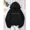 image:imageGORGLITTER Womens Y2K Christian Jesus Hoodies Trendy Graphic Letter Long Sleeve Fall Oversized Halloween SweatshirtsBlack
