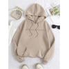image:imageGORGLITTER Womens Y2K Christian Jesus Hoodies Trendy Graphic Letter Long Sleeve Fall Oversized Halloween SweatshirtsKhaki