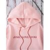 image:imageGORGLITTER Womens Y2K Christian Jesus Hoodies Trendy Graphic Letter Long Sleeve Fall Oversized Halloween SweatshirtsPink