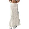 image:imageGORGLITTER Womens Floral Flowy Maxi Skirt Low Waisted A Line Mesh Long Skirts Summer OutfitsApricot