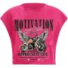 Hot Pink Letter & Motorcycle