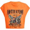 Orange Letter & Motorcycle