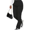 image:imageGORGLITTER Womens Stacked Baggy Sweatpants Y2K Drawstring Waist Flared Jogger PantsBlack