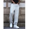 image:imageGORGLITTER Mens Baggy Sweatpants Y2k Stitch Straight Leg Sweatpants Workout Gym Joggers Track Pants Trousers Streetwear