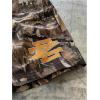 image:imageGORGLITTER Mens Camo Shorts Y2K Graphic Drawstring Waist Gym Track Shorts with PocketsBrown Camo
