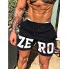 image:imageGORGLITTER Mens Graphic Basketball Cool Shorts Drawstring Soccer Gym Drippy ShortsBlack