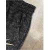 image:imageGORGLITTER Mens Letter Graphic Track Shorts Y2K Straight Leg Basketball Drawstring Acid Wash ShortsBlack and Beige