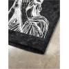 image:imageGORGLITTER Mens Letter Graphic Track Shorts Y2K Straight Leg Basketball Drawstring Acid Wash ShortsBlack and White