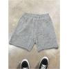 image:imageGORGLITTER Mens Letter Graphic Track Shorts Y2K Straight Leg Basketball Drawstring Acid Wash ShortsLight Grey