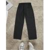 image:imageGORGLITTER Mens Letter Print Striped Baggy Workout Sweatpants Straight Leg Elastic Waist Track TrousersBlack