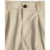 image:imageGORGLITTER Mens Pleated Wide Leg Pants Baggy High Waisted Work Dress Pants Trousers with PocketBeige