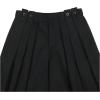 image:imageGORGLITTER Mens Pleated Wide Leg Pants Baggy High Waisted Work Dress Pants Trousers with PocketBlack