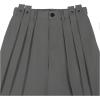 image:imageGORGLITTER Mens Pleated Wide Leg Pants Baggy High Waisted Work Dress Pants Trousers with PocketSolid Dark Grey